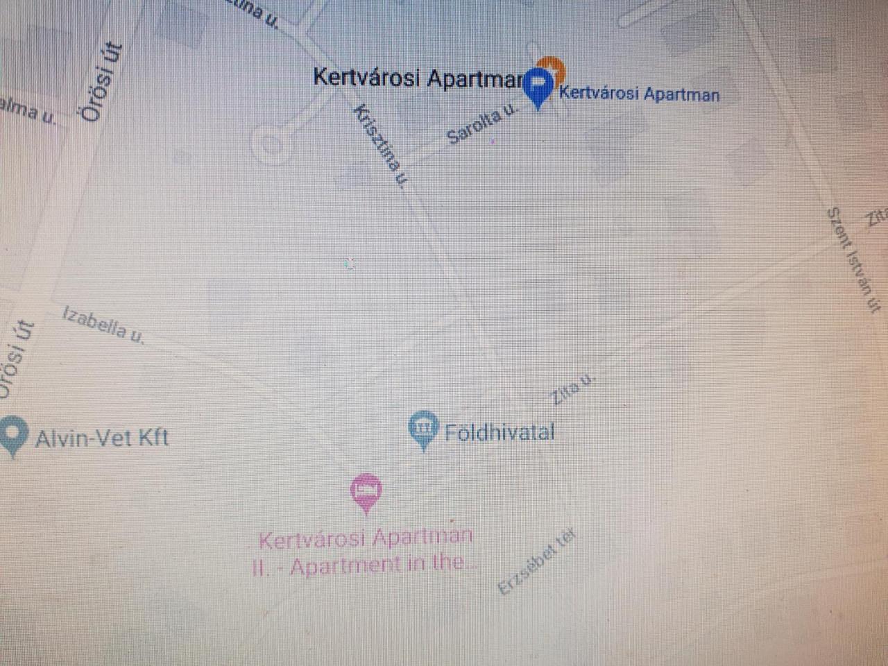 Kertvarosi Apartman Tiszaújváros 外观 照片